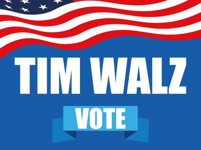 Custom Outdoor Yard Signs Multiple Sizes Tim Walz USA