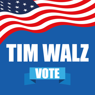 Custom Outdoor Yard Signs Multiple Sizes Tim Walz USA