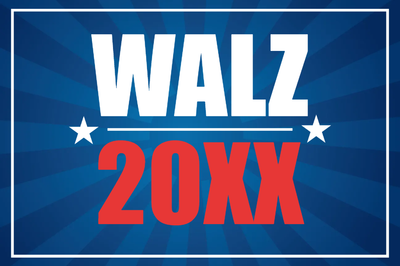 Custom Outdoor Yard Signs Multiple Sizes Tim Walz Vice