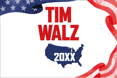 Custom Outdoor Yard Signs Multiple Sizes Vice Tim Walz