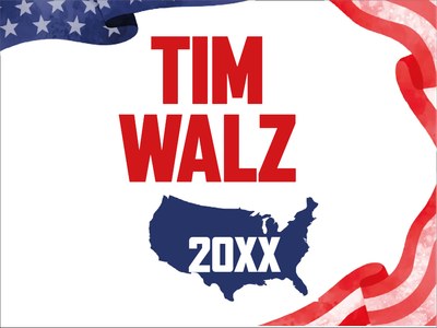 Custom Outdoor Yard Signs Multiple Sizes Vice Tim Walz