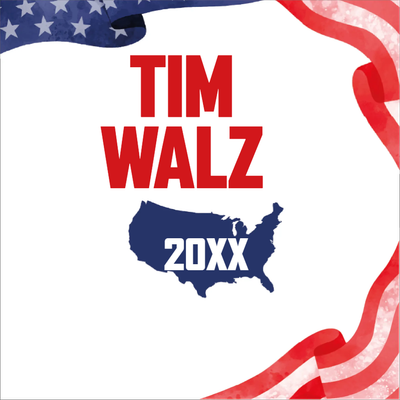 Custom Outdoor Yard Signs Multiple Sizes Vice Tim Walz