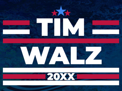 Custom Outdoor Yard Signs Multiple Sizes Tim Walz For  USA
