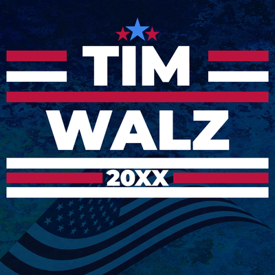 Custom Outdoor Yard Signs Multiple Sizes Tim Walz For  USA