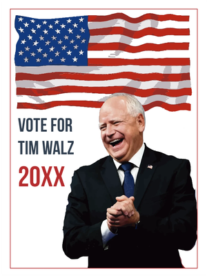 Custom Outdoor Yard Signs Multiple Sizes Vote BlueTim