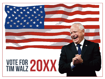 Custom Outdoor Yard Signs Multiple Sizes Vote BlueTim
