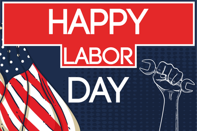 Custom Outdoor Yard Signs Multiple Sizes Happy Labor Day 1