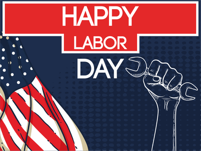 Custom Outdoor Yard Signs Multiple Sizes Happy Labor Day 1