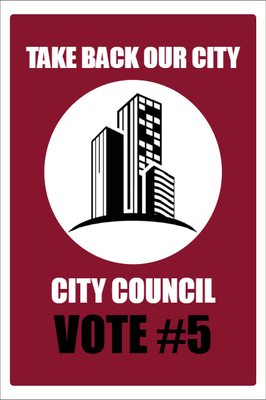 Custom Outdoor Yard Signs Multiple Sizes City Council