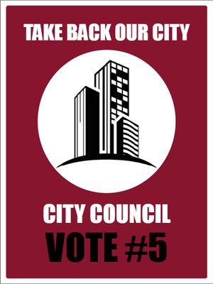 Custom Outdoor Yard Signs Multiple Sizes City Council