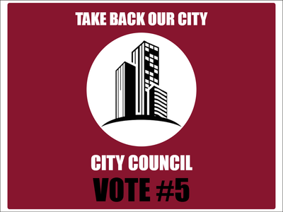 Custom Outdoor Yard Signs Multiple Sizes City Council