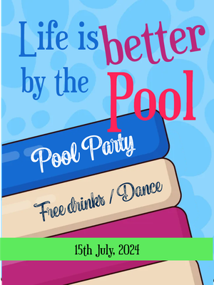 Custom Outdoor Yard Signs Multiple Sizes Pool Party