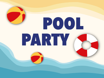 Custom Outdoor Yard Signs Multiple Sizes The Pool Party