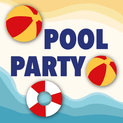 Custom Outdoor Yard Signs Multiple Sizes The Pool Party