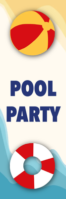 Custom Outdoor Yard Signs Multiple Sizes The Pool Party