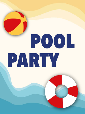 Custom Outdoor Yard Signs Multiple Sizes The Pool Party