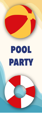 Custom Outdoor Yard Signs Multiple Sizes The Pool Party