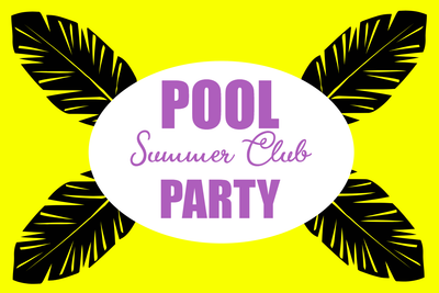 Custom Outdoor Yard Signs Multiple Sizes Pool Summer Club