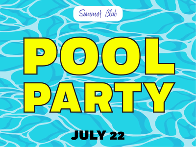 Custom Outdoor Yard Signs Multiple Sizes Summer Pool Party