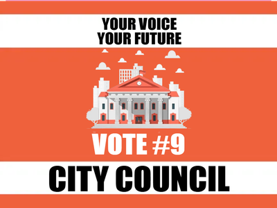Custom Outdoor Yard Signs Multiple Sizes Vote #9