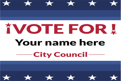 Custom Outdoor Yard Signs Multiple Sizes Vote for