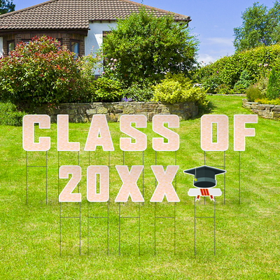Custom Outdoor Yard Signs Multiple Sizes Yard Letters Class of 20XX