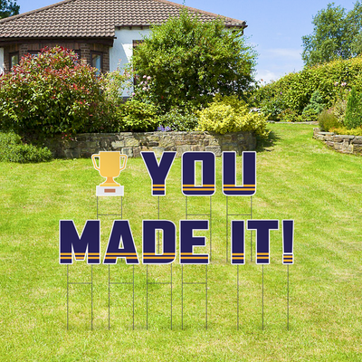 Custom Outdoor Yard Signs Multiple Sizes Yard Letters You Made It