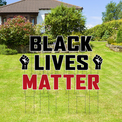 Custom Outdoor Yard Signs Multiple Sizes Yard Letters Black Lives Matter