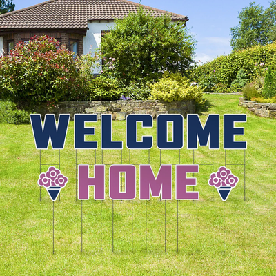 Custom Outdoor Yard Signs Multiple Sizes Yard Letters Welcome Home