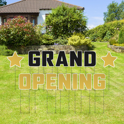 Custom Outdoor Yard Signs Multiple Sizes Yard Letters Grand Opening