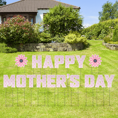 Custom Outdoor Yard Signs Multiple Sizes Yard Letters Happy Mothers Day