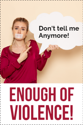 Custom Outdoor Yard Signs Multiple Sizes Enough of Violence