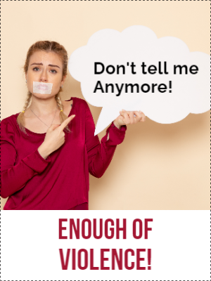Custom Outdoor Yard Signs Multiple Sizes Enough of Violence