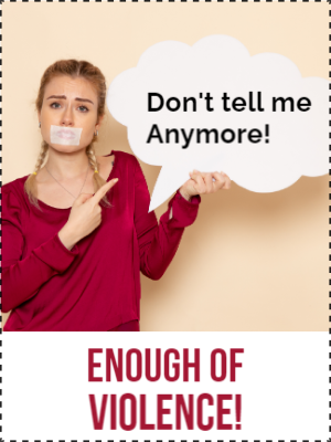 Custom Outdoor Yard Signs Multiple Sizes Enough of Violence