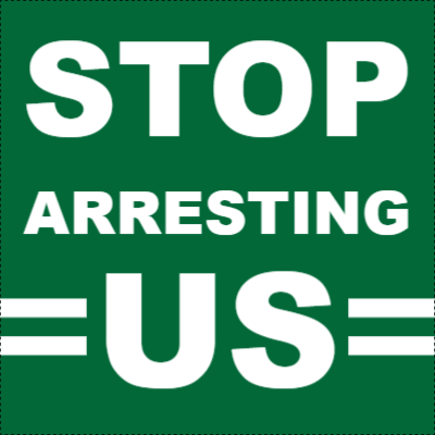 Custom Outdoor Yard Signs Multiple Sizes  Stop Arresting Us