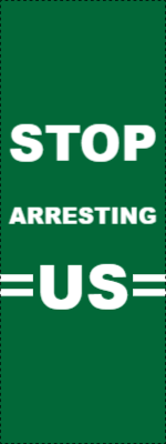 Custom Outdoor Yard Signs Multiple Sizes  Stop Arresting Us