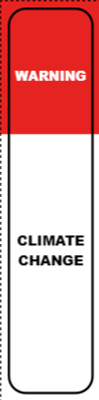 Custom Outdoor Yard Signs Multiple Sizes  Warning Climate Change