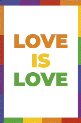 Custom Outdoor Yard Signs Multiple Sizes Love Is Love