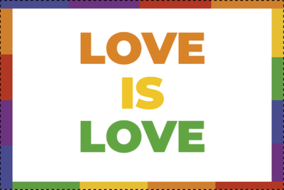 Custom Outdoor Yard Signs Multiple Sizes Love Is Love
