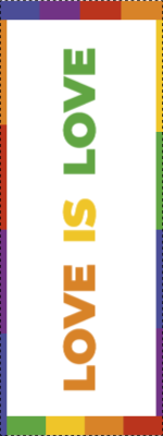 Custom Outdoor Yard Signs Multiple Sizes Love Is Love