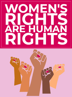 Custom Outdoor Yard Signs Multiple Sizes Womens Rights