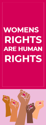 Custom Outdoor Yard Signs Multiple Sizes Womens Rights