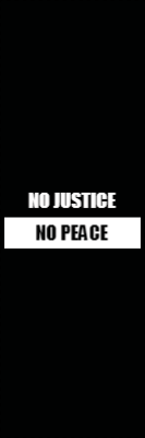 Custom Outdoor Yard Signs Multiple Sizes No Justice No Peace