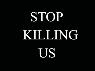 Custom Outdoor Yard Signs Multiple Sizes  Stop Killing Us