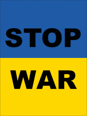 Custom Outdoor Yard Signs Multiple Sizes Stop War