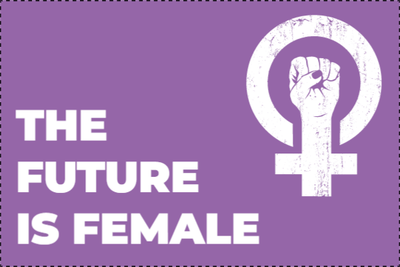 Custom Outdoor Yard Signs Multiple Sizes Future Is Female