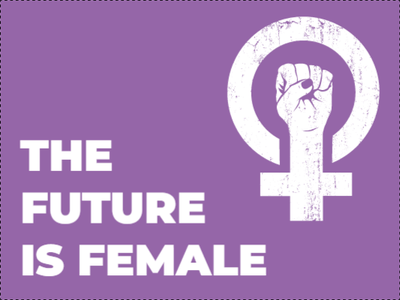 Custom Outdoor Yard Signs Multiple Sizes Future Is Female