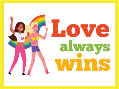 Custom Outdoor Yard Signs Multiple Sizes Love Always Wins