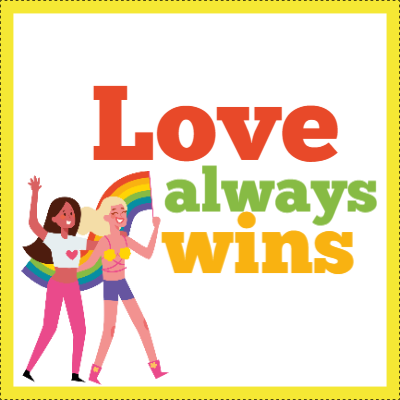 Custom Outdoor Yard Signs Multiple Sizes Love Always Wins