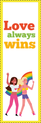 Custom Outdoor Yard Signs Multiple Sizes Love Always Wins